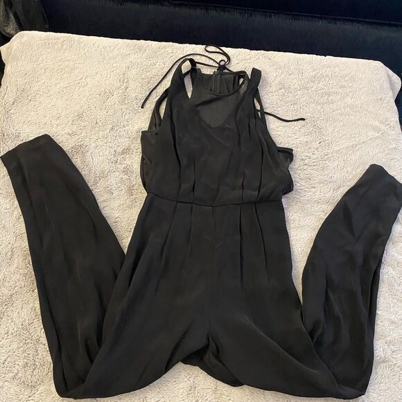 Blessed are the meek black jumpsuit, size 4 - Picture 5 of 12
